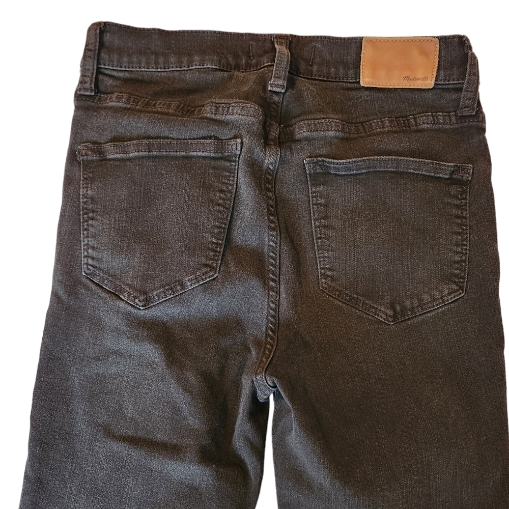 Madewell Roadtripper Black Mid-rise Skinny Jeans, ankle length size 27 - Picture 10 of 13